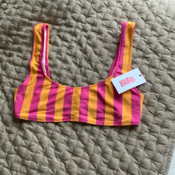 NWT• SOLID & STRIPE Bikini Set - Picture 7 of 11